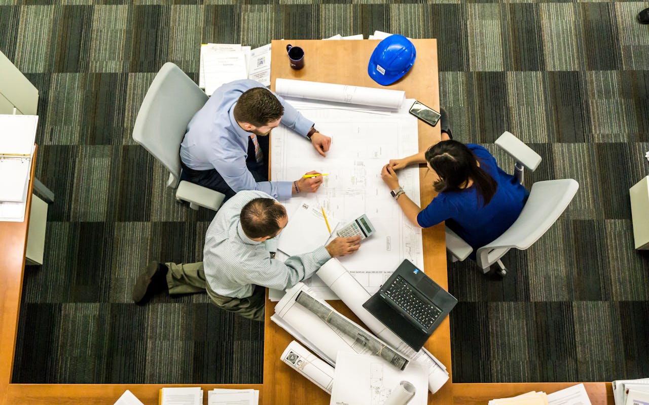 Construction management team